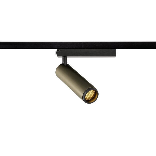 SLV 1008428 GRIP! M 1~ Spot zylindrisch 3000 K 20 W PHASE 42° bronze / schwarz
