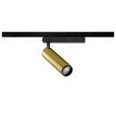 SLV 1008434 GRIP! M 1~ Spot zylindrisch 2000-3000 K 15 W Dim-to-Warm PHASE 42° gold / schwarz