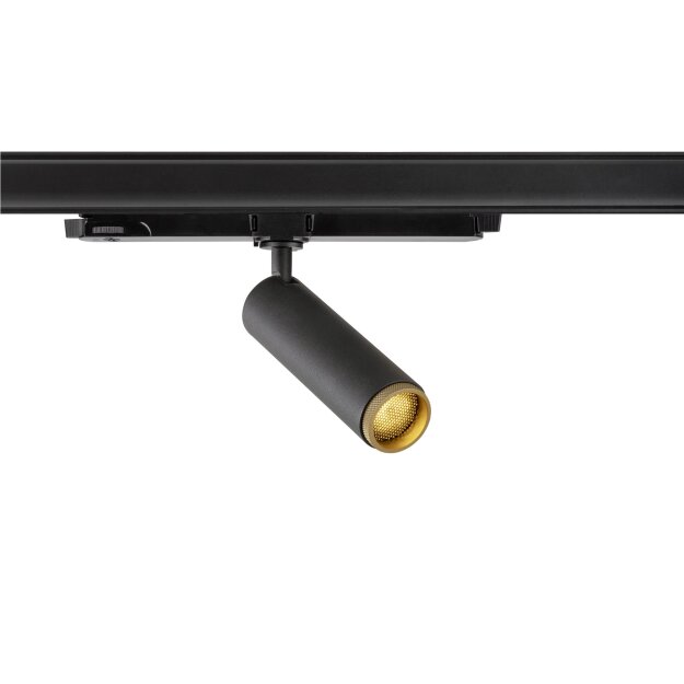 SLV 1008438 GRIP! M 3~ Spot zylindrisch 3000 K 20 W DALI Touch 42° schwarz / gold