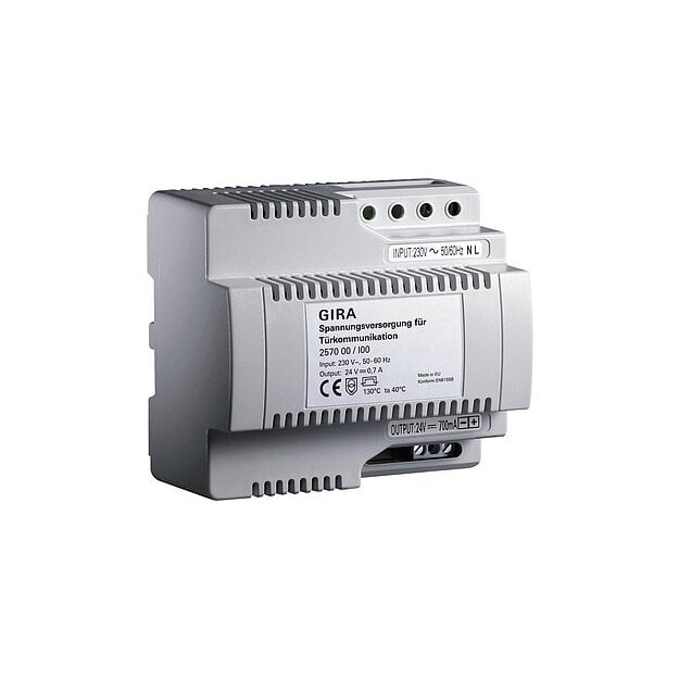 Gira 257000 Spannungsversorgung DC 24 V 700 mA REG Türko