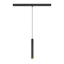 SLV 1008461 GRIP! S 48V Pendelleuchte Pendellänge 200 cm 3000 K 29° DALI schwarz / gold