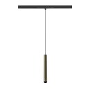 SLV 1008462 GRIP! S 48V Pendelleuchte Pendellänge 200 cm 3000 K 29° DALI bronze / schwarz