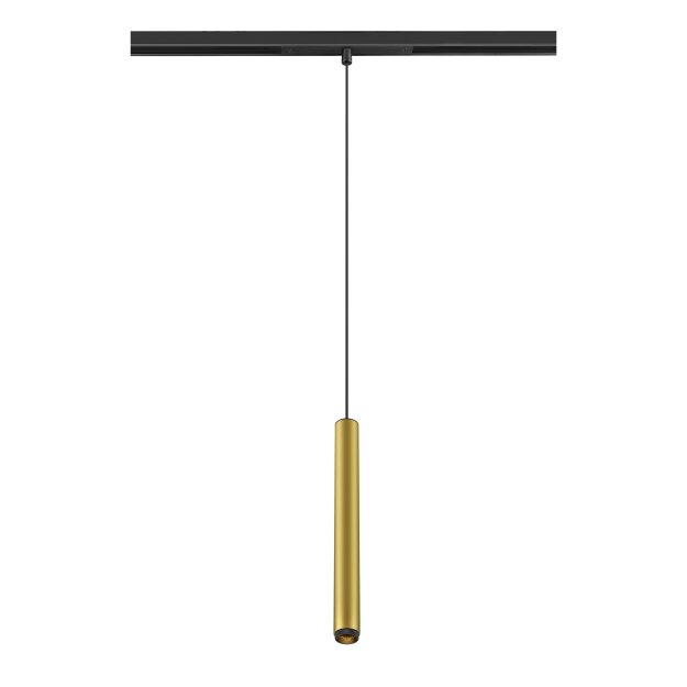 SLV 1008463 GRIP! S 48V Pendelleuchte Pendellänge 200 cm 3000 K 29° DALI gold / schwarz