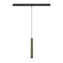 SLV 1008467 GRIP! S 48V Pendelleuchte Pendellänge 200 cm 2000-3000 K 29° DALI Dim-to-Warm bronze / schwarz