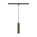 SLV 1008472 GRIP! L 1~ Pendelleuchte GU10 Pendellänge 200 cm 1x max. 6 W bronze / schwarz