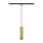 SLV 1008473 GRIP! L 1~ Pendelleuchte GU10 Pendellänge 200 cm 1x max. 6 W gold / schwarz