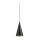 SLV 1008502 MAGICO 20 Pendelleuchte E27 Pendellänge 180 cm 1x max. 10 W matt schwarz / gold