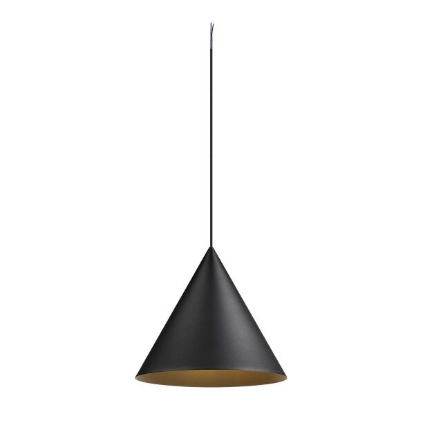 SLV 1008503 MAGICO 38 Pendelleuchte E27 Pendellänge 180 cm 1x max. 10 W matt schwarz