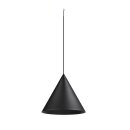 SLV 1008503 MAGICO 38 Pendelleuchte E27 Pendellänge 180 cm 1x max. 10 W matt schwarz