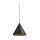SLV 1008503 MAGICO 38 Pendelleuchte E27 Pendellänge 180 cm 1x max. 10 W matt schwarz