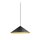 SLV 1008508 MAGICO 55 Pendelleuchte E27 Pendellänge 180 cm 1x max. 10 W matt schwarz / gold
