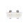 SLV 1008511 NEW TRIA® 155 Deckeneinbauleuchte quadratisch 2700 K zweiflammig PHASE 38° weiß