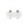 SLV 1008513 NEW TRIA® 155 Deckeneinbauleuchte quadratisch 3000 K zweiflammig PHASE 38° weiß