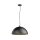 SLV 1008535 FORCHINI 50 Pendelleuchte E27 Pendellänge 150 cm 1x max. 40 W matt schwarz / matt gold