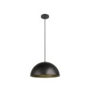 SLV 1008536 FORCHINI M 40 Pendelleuchte E27 Pendellänge 150 cm 1x max. 40 W matt schwarz / matt gold