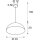 SLV 1008536 FORCHINI M 40 Pendelleuchte E27 Pendellänge 150 cm 1x max. 40 W matt schwarz / matt gold