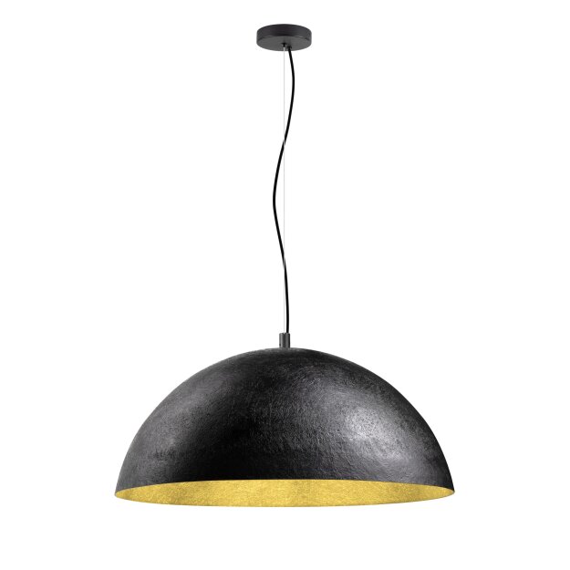 SLV 1008538 FORCHINI 70 Pendelleuchte E27 Pendellänge 150 cm 1x max. 40 W matt schwarz / matt gold