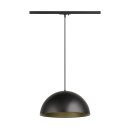SLV 1008540 FORCHINI M 40 TRAC K 1~ Pendelleuchte E27 Pendellänge 150 cm Adapter schwarz 1x max. 40 W matt schwarz / matt gold
