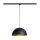 SLV 1008541 FORCHINI M 40 TRAC K 3~ Pendelleuchte E27 Pendellänge 150 cm Adapter schwarz 1x max. 40 W matt schwarz / matt gold