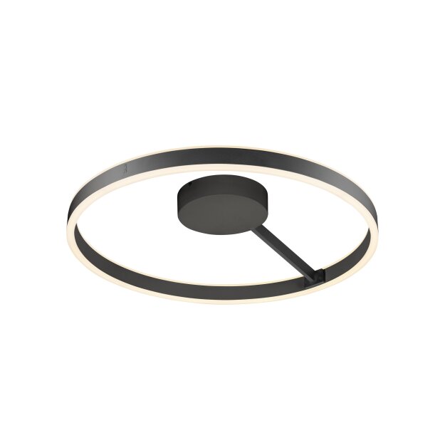 SLV 1008550 ONE Wand- und Deckenaufbauleuchte rund 2700/3000 K 23 W PHASE 130° schwarz