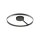 SLV 1008550 ONE Wand- und Deckenaufbauleuchte rund 2700/3000 K 23 W PHASE 130° schwarz