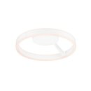 SLV 1008552 ONE Wand- und Deckenaufbauleuchte rund 2700/3000 K 14 W DALI Touch 130° weiß
