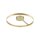 SLV 1008554 ONE Wand- und Deckenaufbauleuchte rund 2700/3000 K 23 W DALI Touch 130° messing