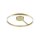 SLV 1008554 ONE Wand- und Deckenaufbauleuchte rund 2700/3000 K 23 W DALI Touch 130° messing