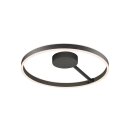 SLV 1008556 ONE Wand- und Deckenaufbauleuchte rund 2700/3000 K 23 W DALI Touch 130° schwarz