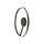 SLV 1008556 ONE Wand- und Deckenaufbauleuchte rund 2700/3000 K 23 W DALI Touch 130° schwarz