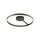 SLV 1008556 ONE Wand- und Deckenaufbauleuchte rund 2700/3000 K 23 W DALI Touch 130° schwarz