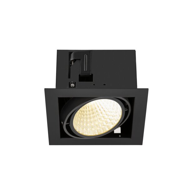 SLV 1008568 KADUX Deckeneinbauleuchte single 3000 K DALI 2 Touch 30° schwarz