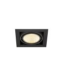 SLV 1008568 KADUX Deckeneinbauleuchte single 3000 K DALI 2 Touch 30° schwarz