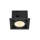 SLV 1008568 KADUX Deckeneinbauleuchte single 3000 K DALI 2 Touch 30° schwarz