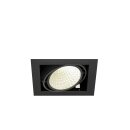 SLV 1008570 KADUX Deckeneinbauleuchte single 4000 K DALI 2 Touch 30° schwarz