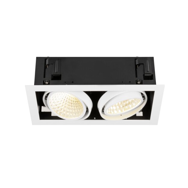 SLV 1008571 KADUX Deckeneinbauleuchte double 3000 K DALI 2 Touch 30° weiß