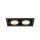 SLV 1008572 KADUX Deckeneinbauleuchte double 3000 K DALI 2 Touch 30° schwarz