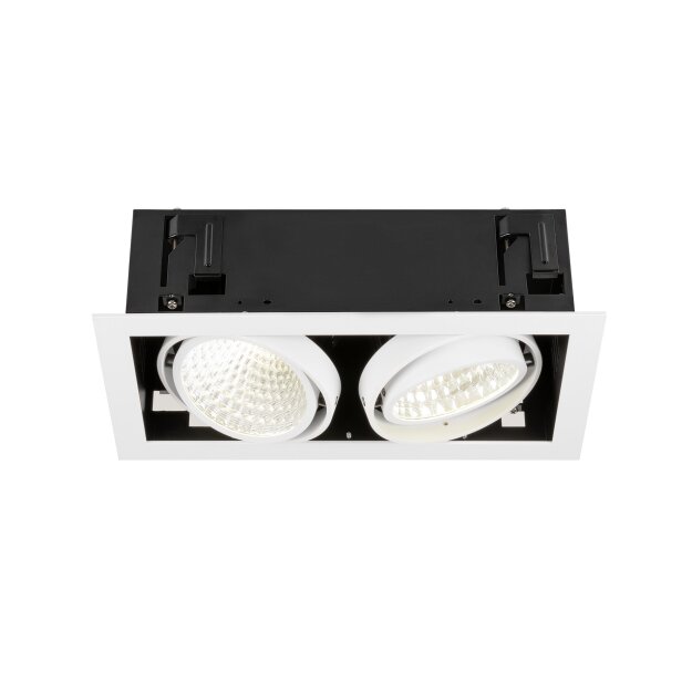 SLV 1008573 KADUX Deckeneinbauleuchte double 4000 K DALI 2 Touch 30° weiß