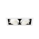SLV 1008573 KADUX Deckeneinbauleuchte double 4000 K DALI 2 Touch 30° weiß