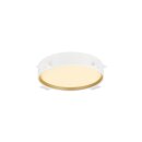 SLV 1008580 DECONA 30 Wand- und Deckenaufbauleuchte rund 2700/3000 K 18 W PHASE schwarz / gold