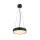 SLV 1008580 DECONA 30 Wand- und Deckenaufbauleuchte rund 2700/3000 K 18 W PHASE schwarz / gold