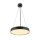 SLV 1008584 DECONA 42 Wand- und Deckenaufbauleuchte rund 2700/3000 K 23 W PHASE schwarz / gold
