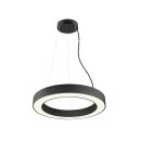 SLV 1008589 MEDO® RING 60 Pendelleuchte Pendellänge 300 cm 3000/4000 K 110° DALI Touch schwarz