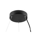SLV 1008593 MEDO® RING 90 Pendelleuchte Pendellänge 300 cm 3000/4000 K 110° DALI Touch schwarz