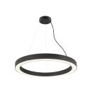 SLV 1008595 MEDO® RING 90 Pendelleuchte Pendellänge 300 cm 3000/4000 K 110° PHASE schwarz