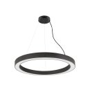SLV 1008595 MEDO® RING 90 Pendelleuchte Pendellänge 300 cm 3000/4000 K 110° PHASE schwarz