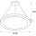 SLV 1008595 MEDO® RING 90 Pendelleuchte Pendellänge 300 cm 3000/4000 K 110° PHASE schwarz