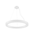 SLV 1008596 MEDO® RING 90 Pendelleuchte Pendellänge 300 cm 3000/4000 K 110° PHASE weiß