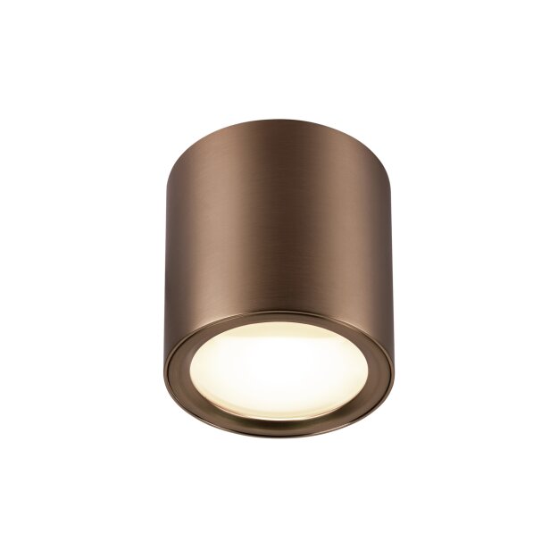 SLV 1008620 OCULUS Deckenaufbauleuchte rund 2000-3000 K 11 W Dim-to-Warm PHASE 100° dunkel kupfer