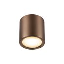 SLV 1008620 OCULUS Deckenaufbauleuchte rund 2000-3000 K 11 W Dim-to-Warm PHASE 100° dunkel kupfer